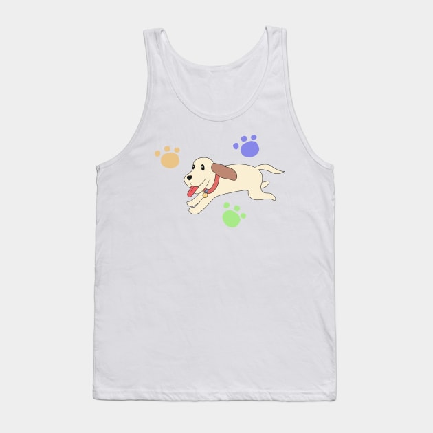 Running Dog Tank Top by kelnan